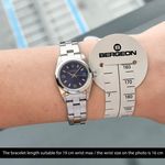 Rolex Oyster Perpetual 67180 (1996) - Blue dial 26 mm Steel case (2/8)