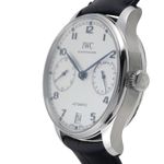 IWC Portuguese Automatic IW500705 (Onbekend (willekeurig serienummer)) - Zilver wijzerplaat 42mm Staal (6/8)