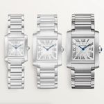 Cartier Tank Française WSTA0067 (2025) - Silver dial 31 mm Steel case (3/8)