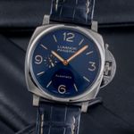 Panerai Luminor Due PAM00729 (Unknown (random serial)) - Blue dial 45 mm Titanium case (3/8)