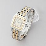 Cartier Panthère 1120 (Unknown (random serial)) - White dial 22 mm Gold/Steel case (3/8)