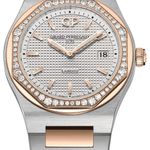 Girard-Perregaux Laureato 80189D56A132-56A (2025) - Silver dial 35 mm Gold/Steel case (1/1)