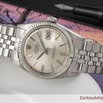 Rolex Datejust 1601 (1971) - Silver dial 36 mm White Gold case (1/8)