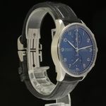 IWC Portuguese Chronograph IW371606 (2020) - Blue dial 41 mm Steel case (2/9)