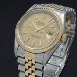 Rolex Datejust 36 16233 (1993) - Gold dial 36 mm Gold/Steel case (7/7)