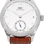 IWC Portuguese Hand-Wound IW510203 (2017) - White dial 43 mm Steel case (2/5)