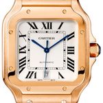 Cartier Santos WGSA0018 (2026) - Silver dial 48 mm Rose Gold case (1/1)
