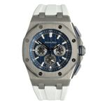 Audemars Piguet Royal Oak Offshore 26480TI.OO.A027CA.01 (2022) - Blue dial 42 mm Titanium case (4/7)