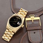 Rolex Day-Date 36 18038 (Unknown (random serial)) - Black dial 36 mm Yellow Gold case (5/7)