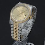 Rolex Datejust 36 16233 (1990) - Goud wijzerplaat 36mm Goud/Staal (5/7)