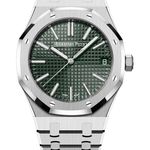 Audemars Piguet Royal Oak Selfwinding 15510ST.OO.1320ST.04 (2025) - Green dial 41 mm Steel case (1/1)