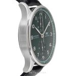 IWC Portuguese Chronograph IW371615 (Unknown (random serial)) - Green dial 41 mm Steel case (6/8)