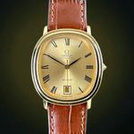 Omega De Ville 162.0063 (1974) - Gold dial 32 mm Gold/Steel case (1/8)