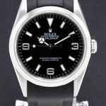 Rolex Explorer 114270 (2006) - Zwart wijzerplaat 36mm Staal (1/7)