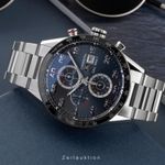 TAG Heuer Carrera Calibre 1887 CAR2A11.BA0799 (Unknown (random serial)) - Grey dial 43 mm Steel case (2/8)