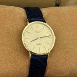 Rolex Cellini 4112 (1975) - Champagne dial 32 mm Yellow Gold case (7/8)