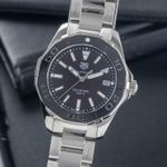 TAG Heuer Aquaracer Lady WAY131K.BA0748 (Unknown (random serial)) - Black dial 35 mm Steel case (3/8)