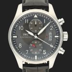IWC Pilot Spitfire Chronograph IW387802 (2018) - Grey dial 43 mm Steel case (2/7)