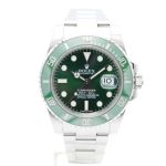 Rolex Submariner Date 116610LV (2011) - Green dial 40 mm Steel case (1/7)