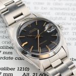 Rolex Oyster Precision 6694 (Unknown (random serial)) - Black dial 34 mm Steel case (1/8)