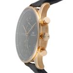 IWC Portuguese Chronograph IW371210 (Unknown (random serial)) - Black dial 41 mm Rose Gold case (6/8)