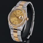 Rolex Oyster Perpetual Date 15223 (1991) - 34 mm Gold/Steel case (4/8)