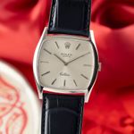 Rolex Cellini 3805 (1972) - Zilver wijzerplaat 31mm Witgoud (3/8)