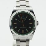 Rolex Milgauss 116400GV (Onbekend (willekeurig serienummer)) - Zwart wijzerplaat 40mm Staal (2/8)