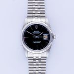 Rolex Datejust 36 16014 (1986) - Black dial 36 mm Steel case (3/8)