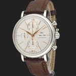 IWC Portofino Chronograph IW391031 (2020) - Zilver wijzerplaat 42mm Staal (1/8)