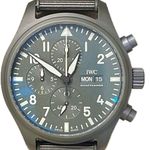 IWC Pilot Chronograph Top Gun IW389106-D (2024) - Groen wijzerplaat 45mm Titanium (1/1)