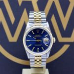 Rolex Datejust 36 16233 (1989) - Blue dial 36 mm Gold/Steel case (1/7)