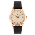 Patek Philippe Calatrava 5227R-001 (2019) - Beige dial 39 mm Rose Gold case (1/7)