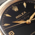 Rolex Oyster Perpetual 1002 (1965) - Black dial 34 mm Yellow Gold case (2/8)