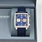 TAG Heuer Monaco CBL2115.FC6494 (2023) - Blauw wijzerplaat 39mm Staal (5/8)