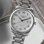 Longines Master Collection L2.893.4.78.6 (Onbekend (willekeurig serienummer)) - Zilver wijzerplaat 42mm Staal (3/8)