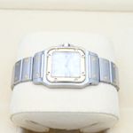 Cartier Santos Galbée 1057930 (Unknown (random serial)) - White dial 24 mm Gold/Steel case (3/8)