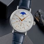 IWC Portofino Hand-Wound IW516401 (Unknown (random serial)) - Silver dial 45 mm Steel case (3/8)