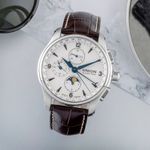 Union Glashütte Belisar Chronograph D002.425.16.037.00 (Onbekend (willekeurig serienummer)) - Wit wijzerplaat 42mm Staal (1/8)