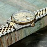Rolex Datejust 36 16013 (1986) - Gold dial 36 mm Gold/Steel case (7/8)