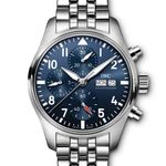 IWC Pilot Chronograph IW388102 (2024) - Blauw wijzerplaat 41mm Staal (1/1)