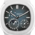 Patek Philippe Nautilus 5712/1A-001 (2013) - Blue dial 40 mm Steel case (2/6)