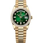 Rolex Day-Date 36 128398TBR (2025) - Groen wijzerplaat 36mm Geelgoud (1/1)
