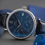 IWC Portofino Hand-Wound IW510106 (Unknown (random serial)) - Blue dial 45 mm Steel case (2/8)