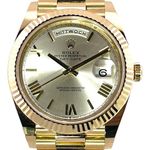 Rolex Day-Date 40 228238 (2022) - Silver dial 40 mm Yellow Gold case (1/8)