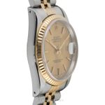 Rolex Datejust 36 16233 (1991) - Champagne dial 36 mm Gold/Steel case (6/8)