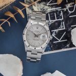 Rolex Oyster Perpetual Date 15210 (2000) - 34mm Staal (1/8)