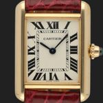 Cartier Tank Louis Cartier W1529856 (2011) - Zilver wijzerplaat 30mm Geelgoud (2/8)