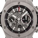Hublot Big Bang Unico 411.NX.1170.RX (Onbekend (willekeurig serienummer)) - Transparant wijzerplaat 46mm Titanium (2/8)