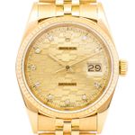 Rolex Datejust 36 16018 (1986) - Goud wijzerplaat 36mm Geelgoud (1/6)